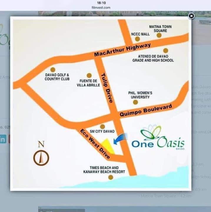 1Bedroom One Oasis Condo Fullyfurnished Davao Exterior photo